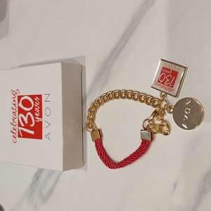 Avon Bracelet Celebrating 130 Years AVON Charm Bracelet Brand New In Box